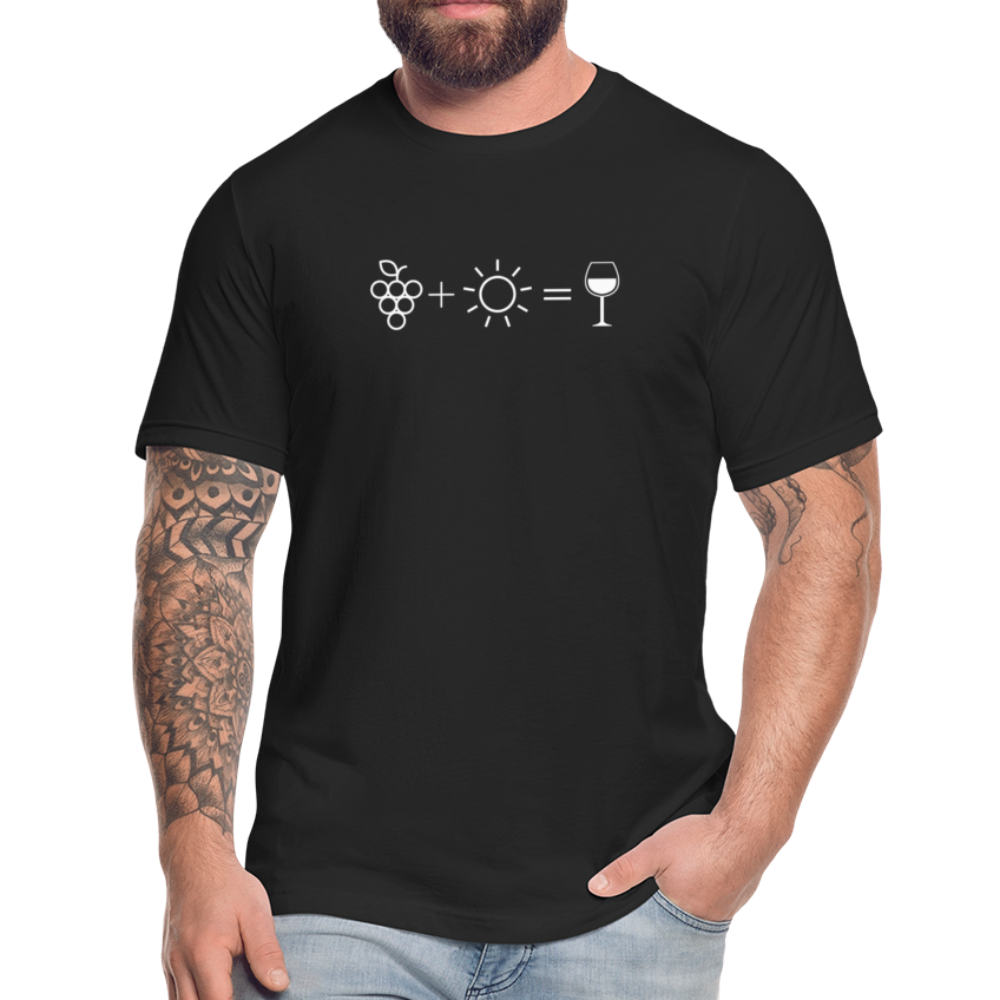 Wine Equation - Mens T - black