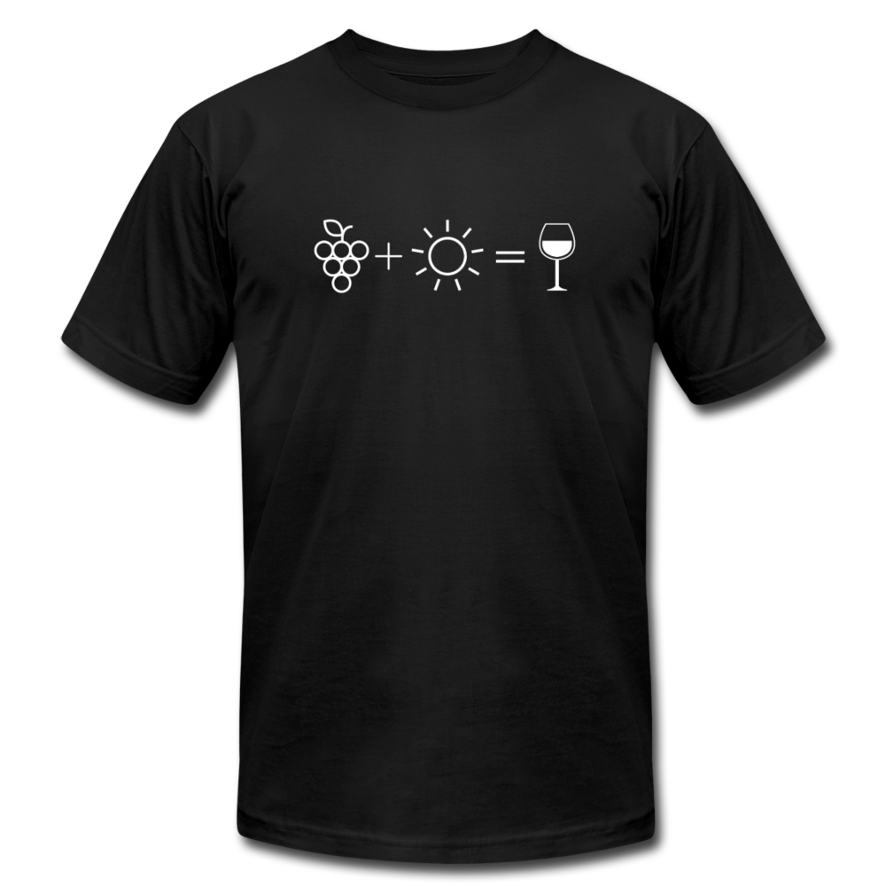 Wine Equation - Mens T - black