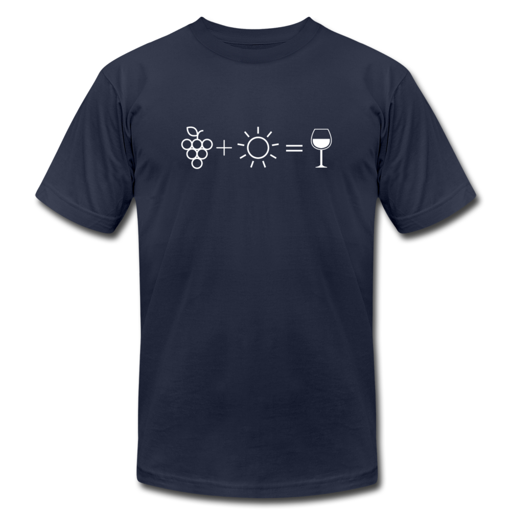 Wine Equation - Mens T - navy
