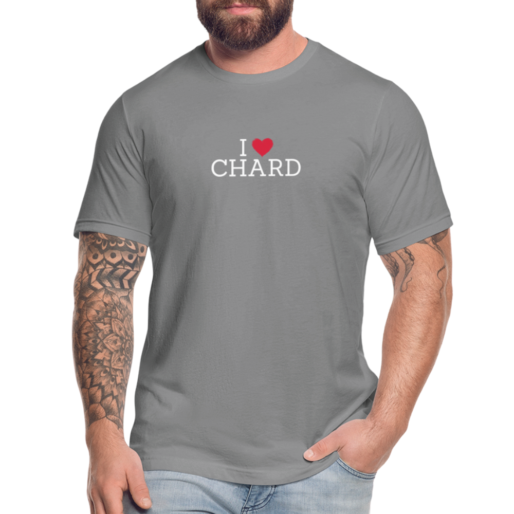 I "heart" Chard Unisex Jersey T-Shirt by Bella + Canvas - slate