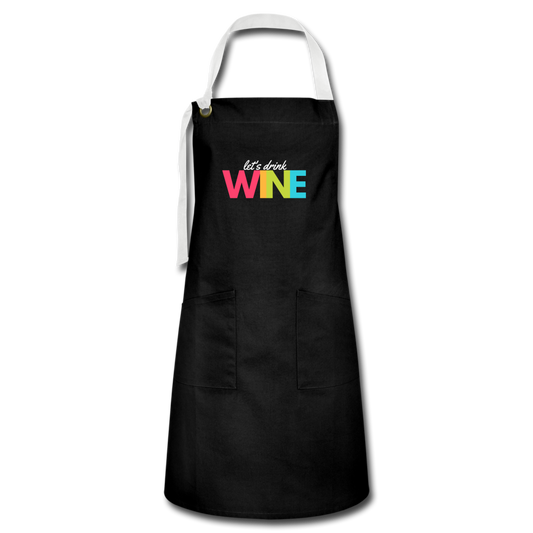 Artisan Apron - black/white
